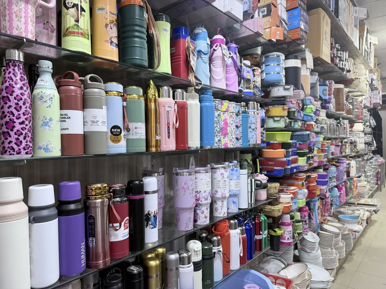 Crockery department at Unity Store Kot Addu — Quality that lasts