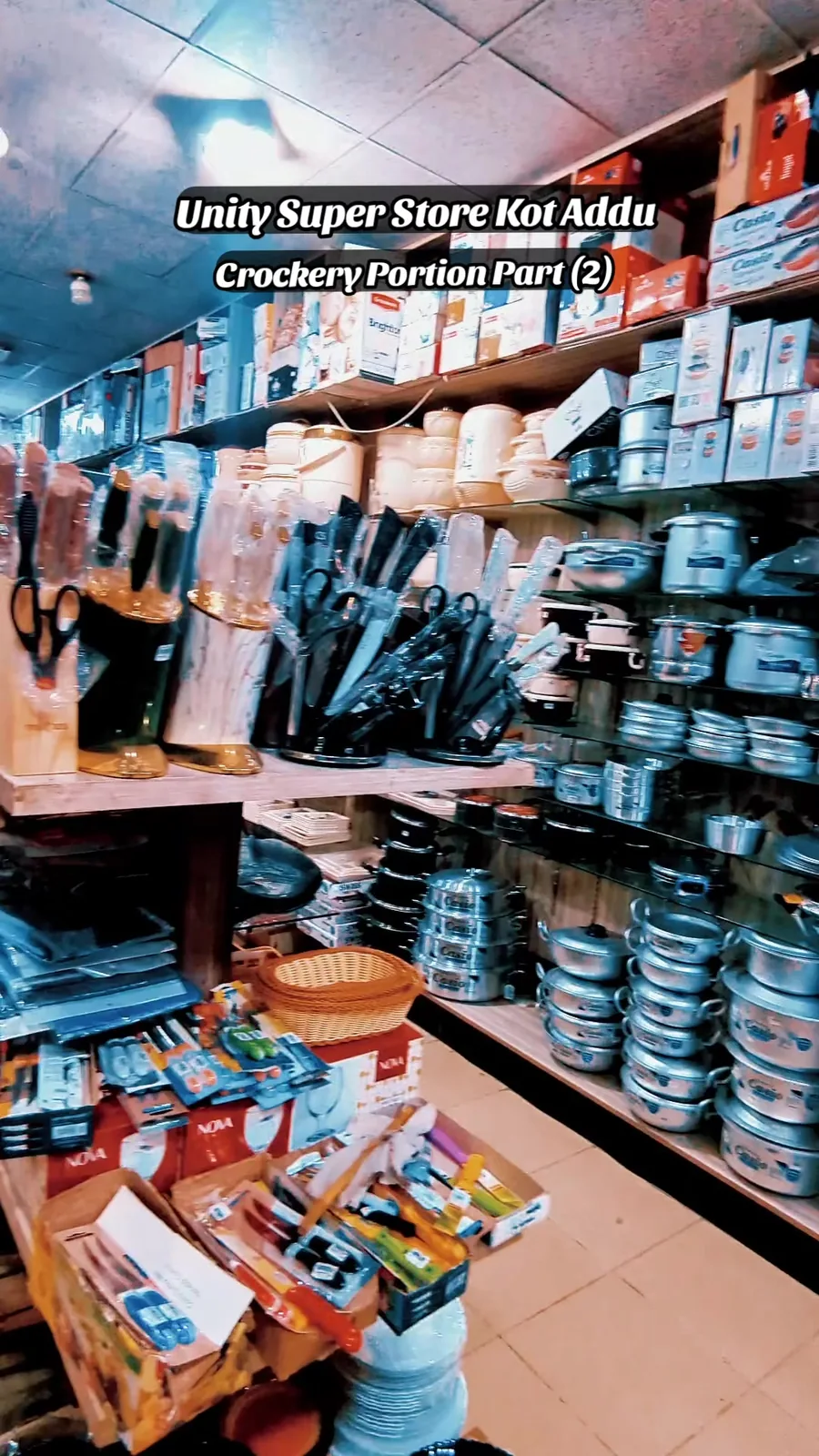 Crockery Portion Part 2 — TikTok from Unity Store Kot Addu
